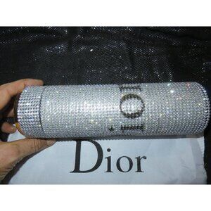 Christian Dior Limited Edition Rhinestone Embellished Stainless Thermos
